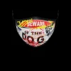 ADULT BEWARE OF THE DOG FORM-FITTING FACE MASK