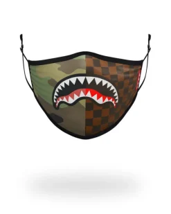ADULT CHECKS u0026 CAMO FORM FITTING FACE MASK