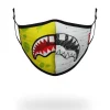 ADULT DOODLEBOB SPLIT SHARK FORM FITTING FACE-COVERING