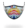 ADULT GROOVY SHARK FORM FITTING FACE MASK
