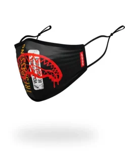 ADULT NO TRESSPASSING FORM FITTING FACE MASK