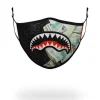 ADULT PARTY SHARK FORM FITTING FACE MASK