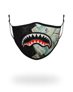 ADULT PARTY SHARK FORM FITTING FACE MASK