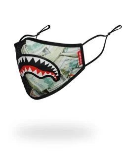 ADULT PARTY SHARK FORM FITTING FACE MASK