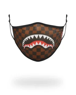ADULT SHARKS IN PARIS (ORIGINAL) FORM FITTING FACE MASK