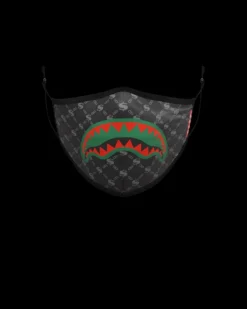 ADULT SPUCCI (BLACK) FORM-FITTING FACE MASK