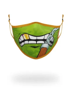 ADULT TMNT: MICHELANGELO SHARK FORM FITTING FACE-COVERING