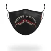 ADULT TRINITY SHARK FORM FITTING FACE MASK