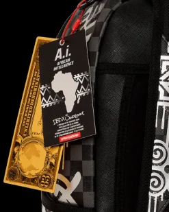 AFRICAN INTELLIGENCE 9 POWER GLYPHICS BACKPACK - SANDFLOWER COLLAB