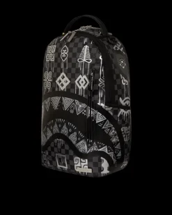 AFRICAN INTELLIGENCE 9 POWER GLYPHICS BACKPACK - SANDFLOWER COLLAB