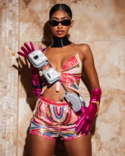 A.I.8 AFRICAN INTELLIGENCE BOOKED u0026 BUSY CHARM WAISTBELT