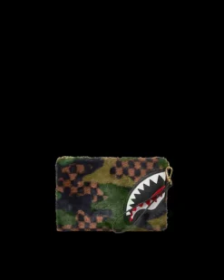 BIG SKY FUR SHARK CROSSOVER CLUTCH