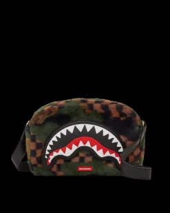 BIG SKY FUR SHARK MESSENGER BRICK BAG
