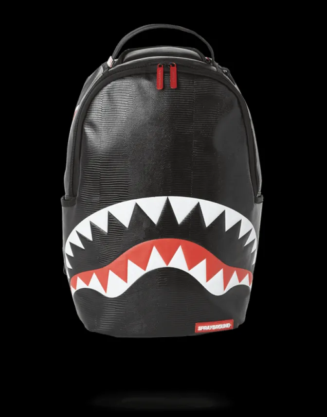 BLACK REPTILE SHARK BACKPACK (ONE OF ONE)