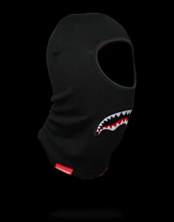 BLACK SHARKMOUTH SKI MASK