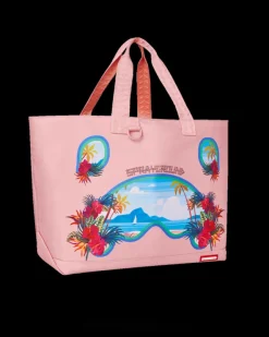 BORA BORA SHARK ISLAND VILLA BEACH TOTE