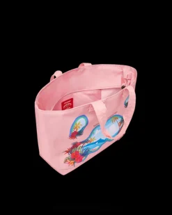BORA BORA SHARK ISLAND VILLA BEACH TOTE