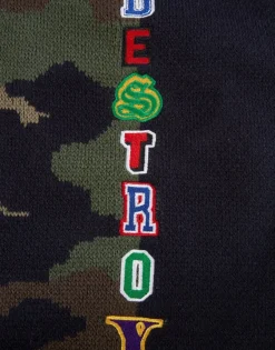 CAMO DESTROY SKI MASK