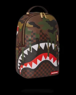 CAMO DRIP SHARKS IN PARIS BACKPACK (DLXV)