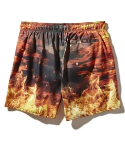 CAMO FIRE SHOTO SWIM TRUNKS
