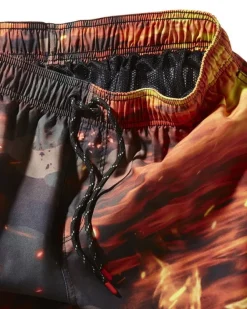 CAMO FIRE SHOTO SWIM TRUNKS