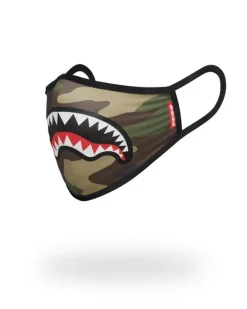 CAMO SHARKMOUTH FORM-FITTING MASK