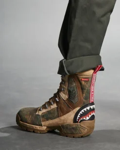 CAMO TERRAIN FUERZA COBRA PARATROOPER BOOTS - MADE IN COLOMBIA NUMBERED 1/280 PAIRS