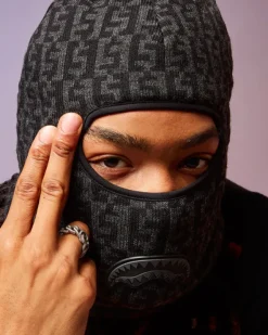 CASHIN CHECKS SKI MASK (GRAY)