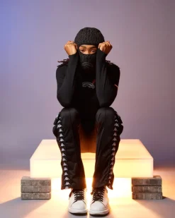 CASHIN CHECKS SKI MASK (GRAY)