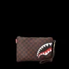CHECKS IN CAMOFLAUGE CROSSOVER CLUTCH