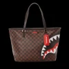 CHECKS IN CAMOFLAUGE TOTE