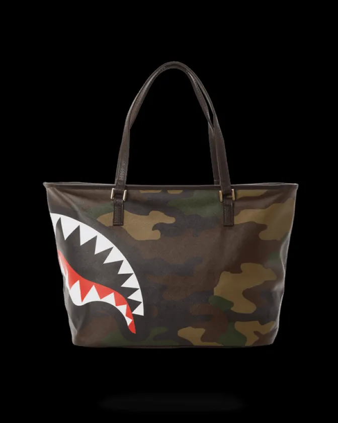CHECKS IN CAMOFLAUGE TOTE