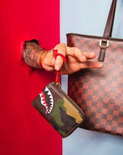 CHECKS IN CAMOFLAUGE WALLET