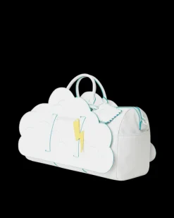 CLOUDY WITH A CHANCE OF SHARK DUFFLE