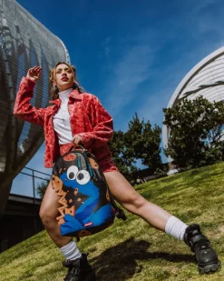 COOKIE MONSTER COOKIE SHARKBITE BACKPACK (DLXV)