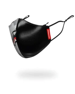 DAMAGE CONTROL STASH POCKET VEGAN LEATHER FACE MASK