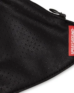 DAMAGE CONTROL STASH POCKET VEGAN LEATHER FACE MASK