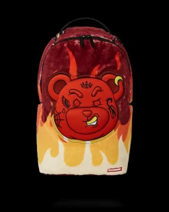 DIABLO COZY VELOUR FUR BACKPACK