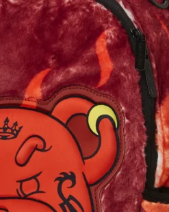 DIABLO COZY VELOUR FUR BACKPACK