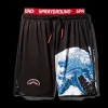 DRAGON WAVE CORTO SWIM TRUNKS (BLACK)