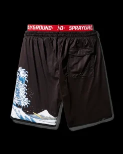 DRAGON WAVE CORTO SWIM TRUNKS (BLACK)