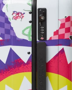 DREAMY TECHNICOLOR SHARKNAUTICS HARDSHELL CARRY-ON LUGGAGE