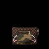 EXTERIOR GOLD ZIP POCKET SHARKS IN PARIS CROSSOVER CLUTCH