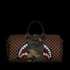EXTERIOR GOLD ZIP POCKET SHARKS IN PARIS DUFFLE