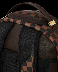 EXTERIOR GOLD ZIP POCKET SHARKS IN PARIS BACKPACK (DLXV)