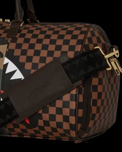 EXTERIOR GOLD ZIP POCKET SHARKS IN PARIS DUFFLE