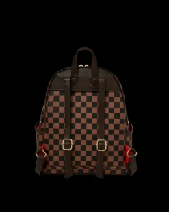 EXTERIOR GOLD ZIP POCKET SHARKS IN PARIS SAVAGE BACKPACK