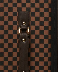 EXTERIOR GOLD ZIP POCKET SHARKS IN PARIS JETSETTER CARRY-ON LUGGAGE