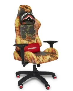FIRE CAMO GAMING CHAIR - SUPER RARE