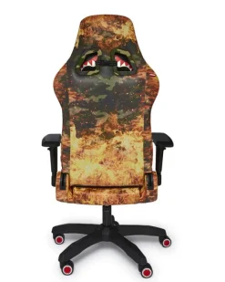 FIRE CAMO GAMING CHAIR - SUPER RARE